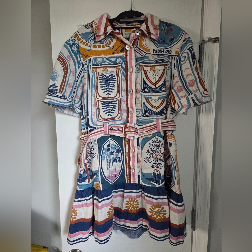 FARM Rio Multicolor Patterned Dress - Picture 3 of 3